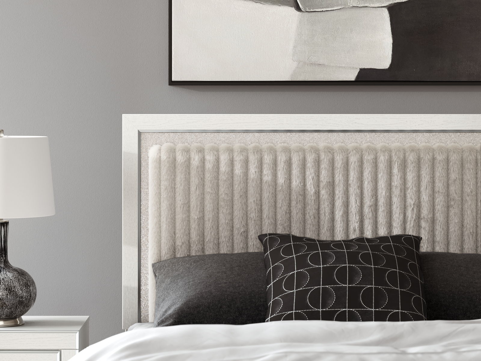 Zuraleus - Upholstered Panel Headboard - Image 2