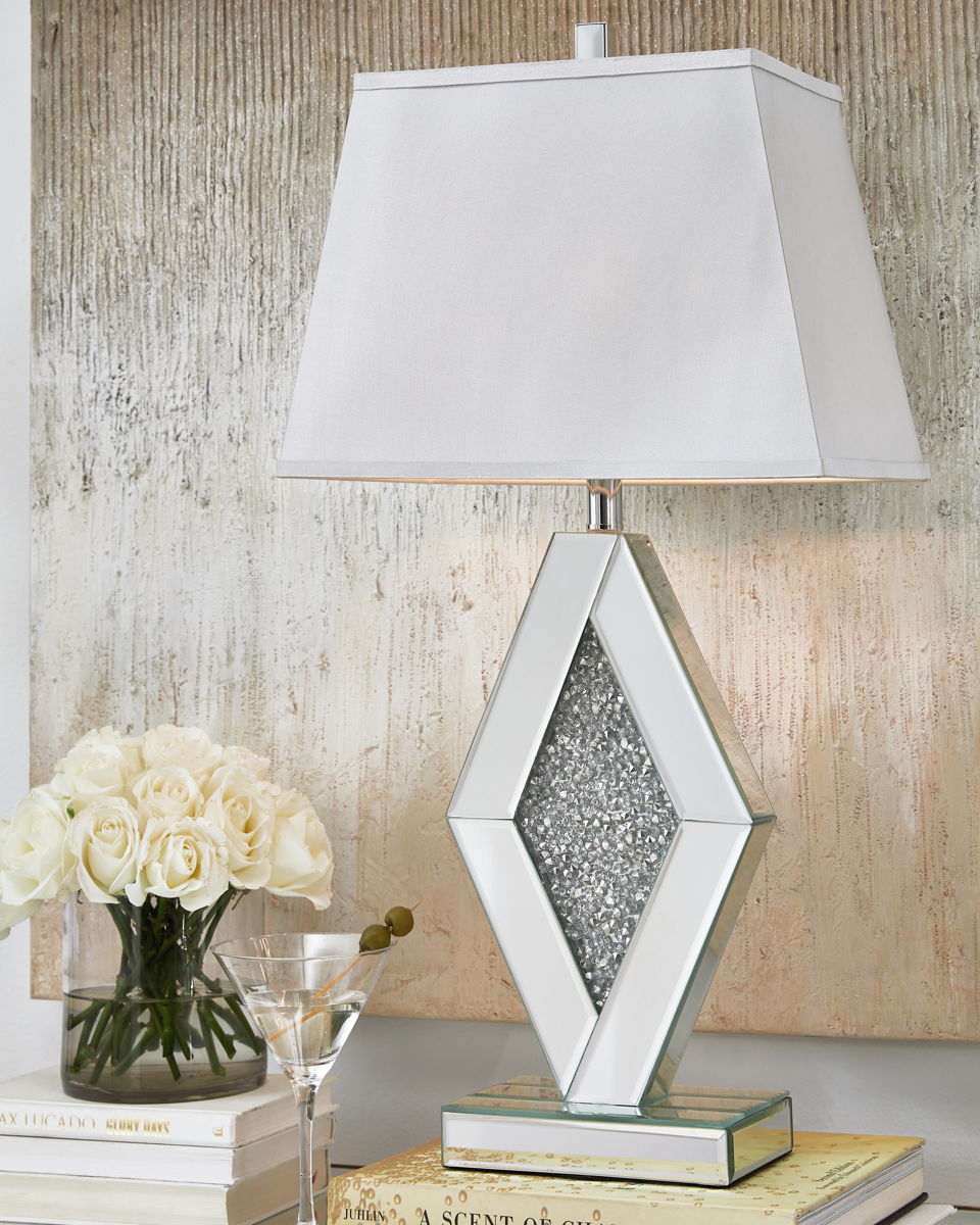 Prunella - Mirror Table Lamp - Silver Finish - Image 4