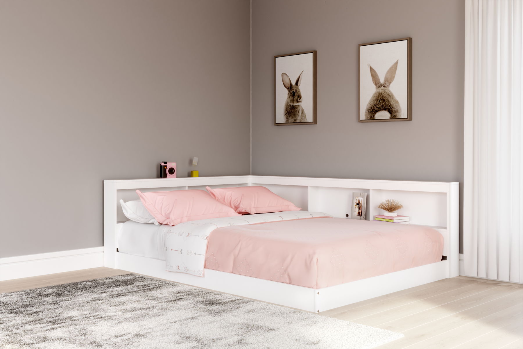 Piperton - Bookcase Storage Bed - Image 7