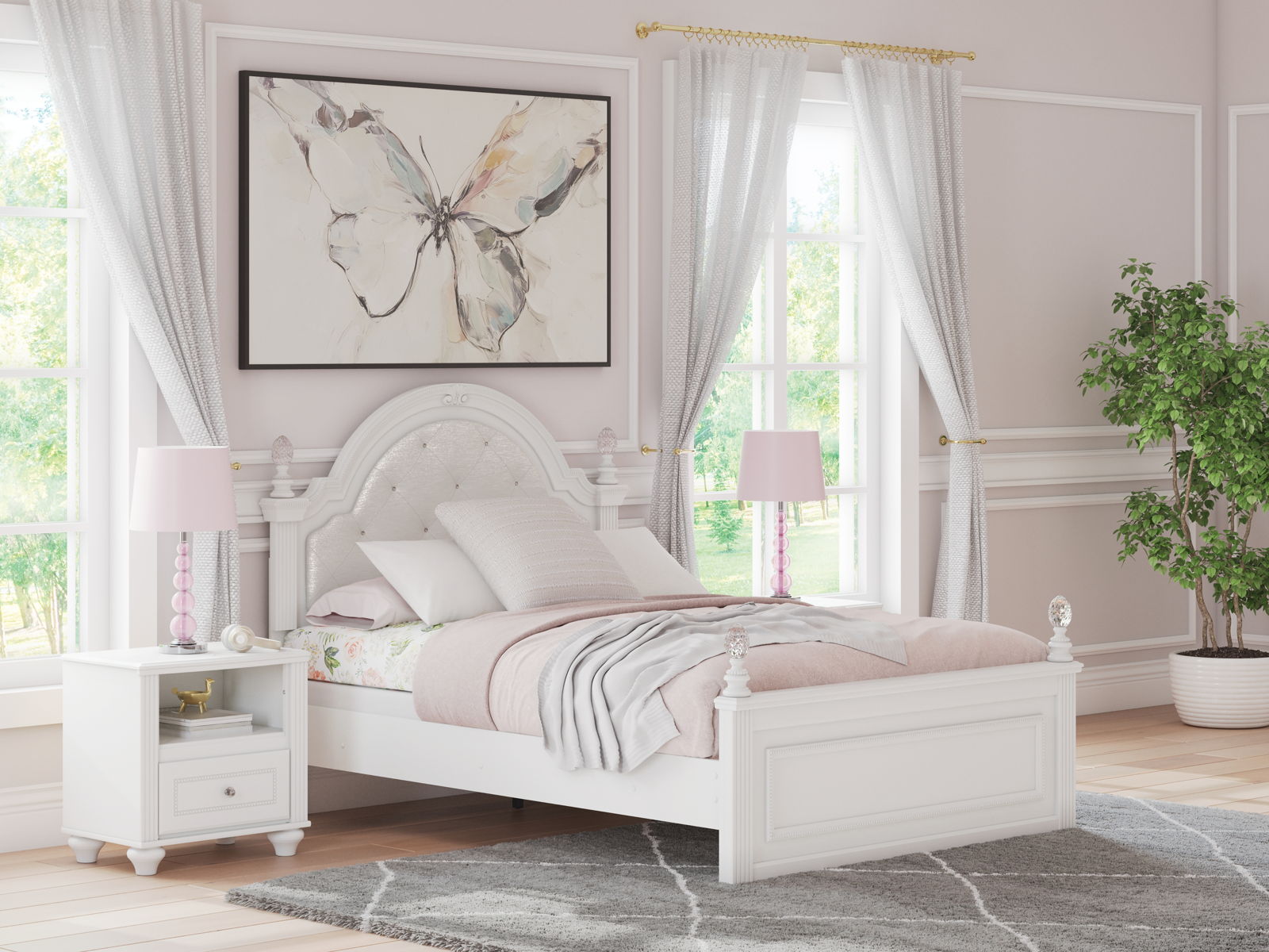 Kozlani - Upholstered Panel Bed - Image 5