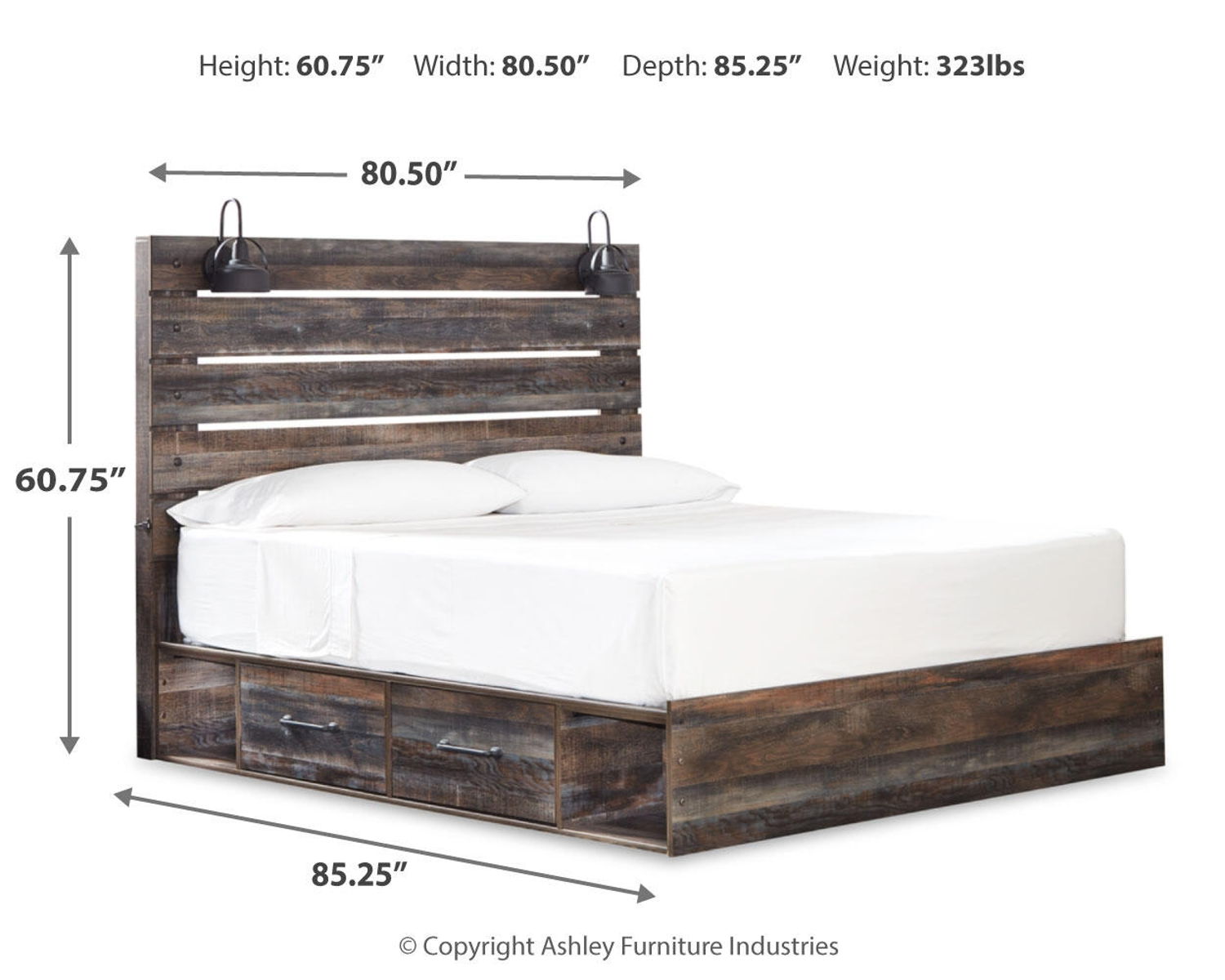 Drystan - Panel Bed - Image 12