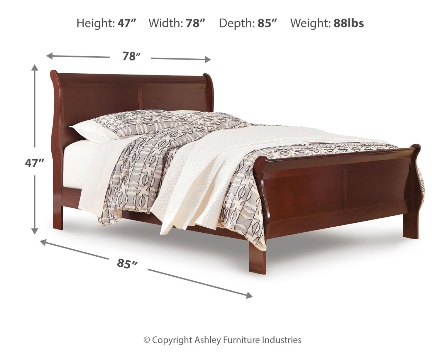 Alisdair - Sleigh Bed - Image 12