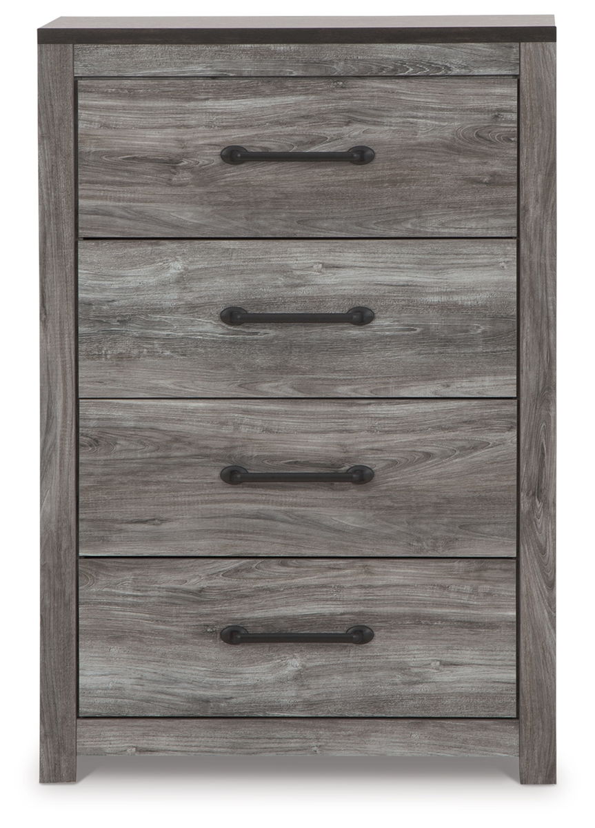 Bronyan - Four Drawer Chest - Dark Gray - Image 3