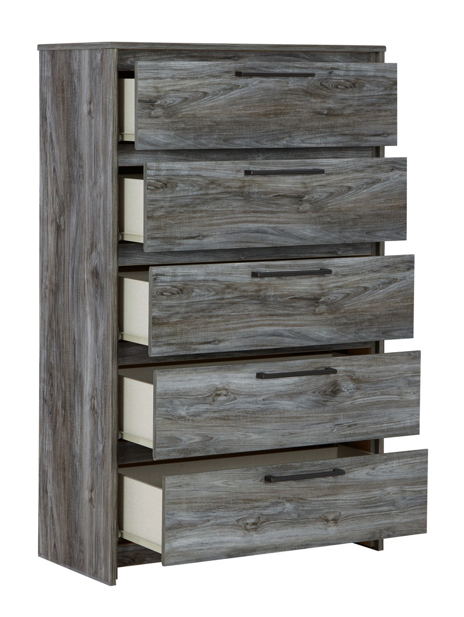 Baystorm - Five Drawer Chest - Gray - Image 3