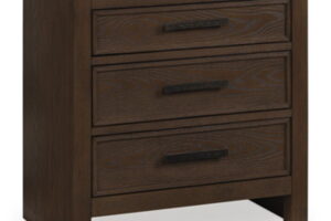 Ticanter - Three Drawer Night Stand - Brown