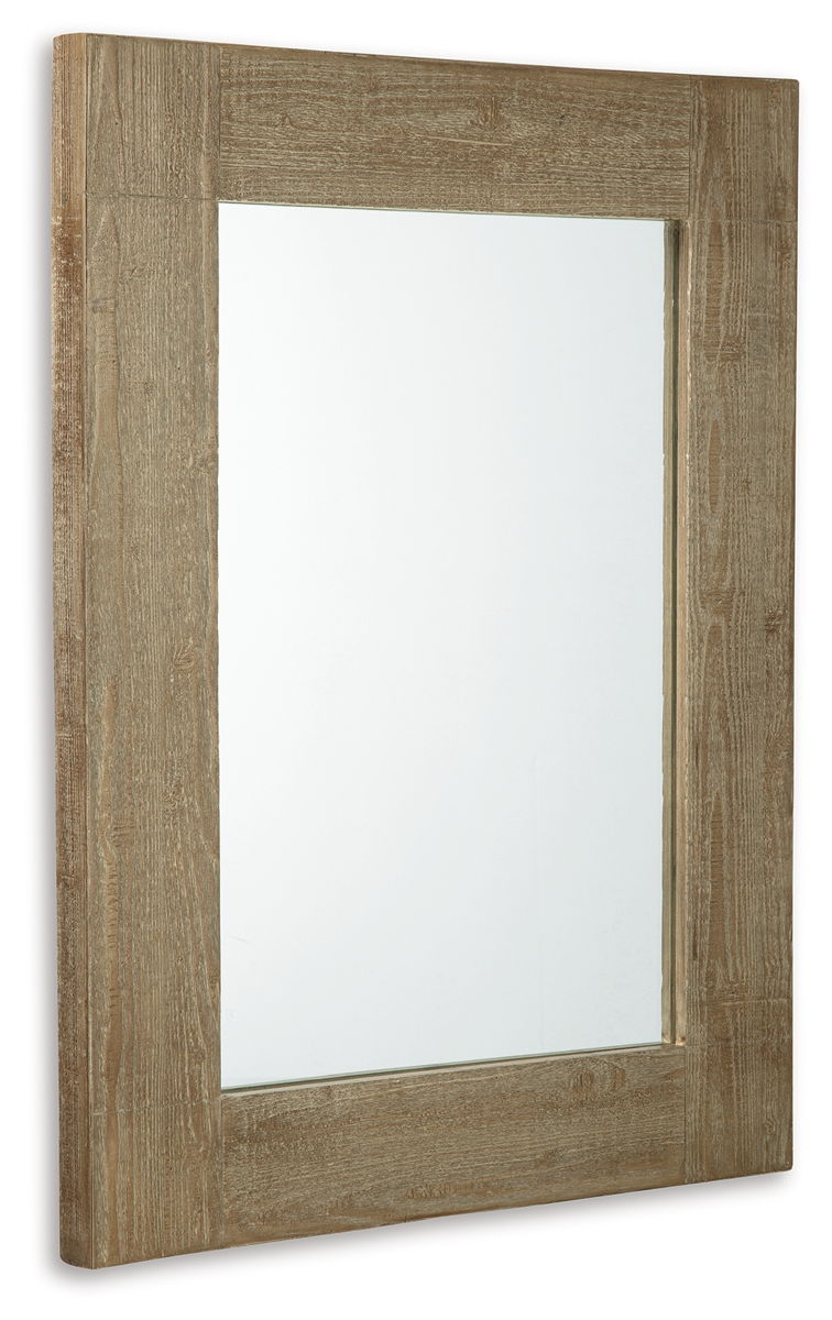 Waltleigh - Accent Mirror - Distressed Brown - Image 4