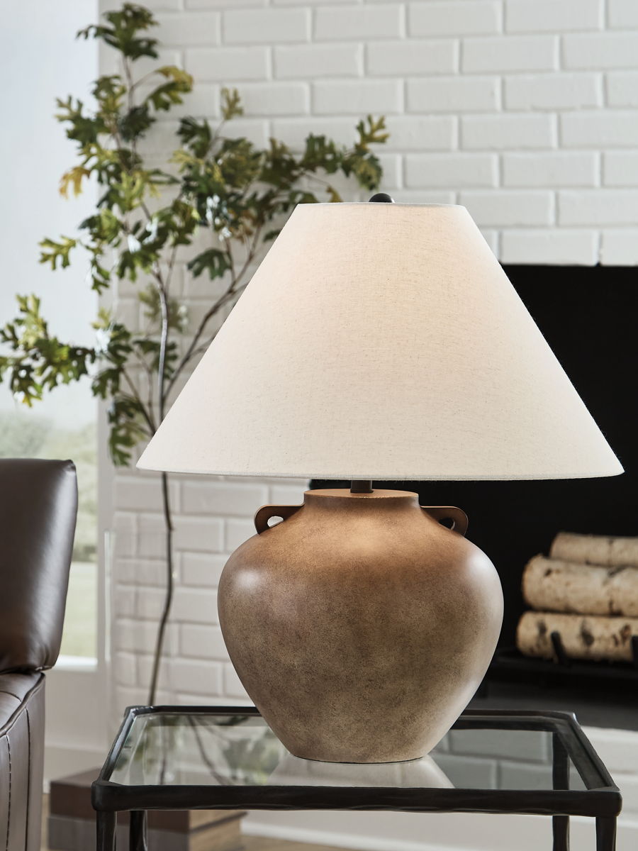 Ferrilby - Poly Table Lamp - Antique Beige - Image 3