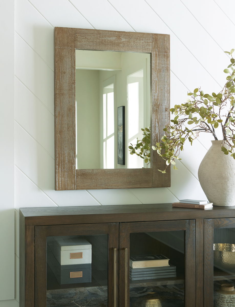 Waltleigh - Accent Mirror - Distressed Brown - Image 2