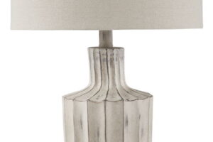 Imre - Poly Table Lamp - Distressed Brown