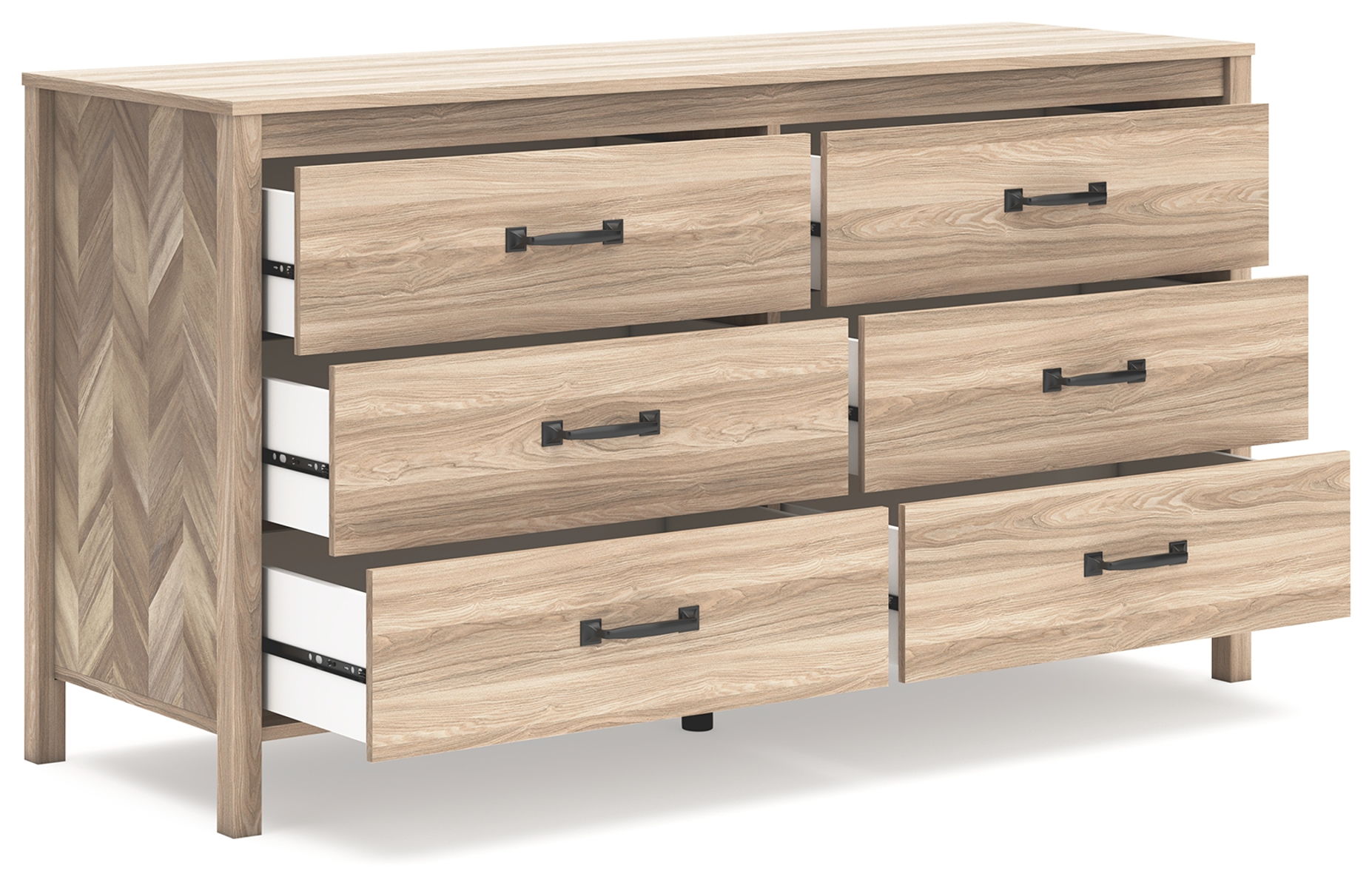 Battelle - Six Drawer Dresser - Tan - Image 3