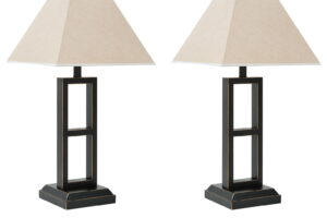 Deidra - Metal Table Lamp (Set of 2) - Black