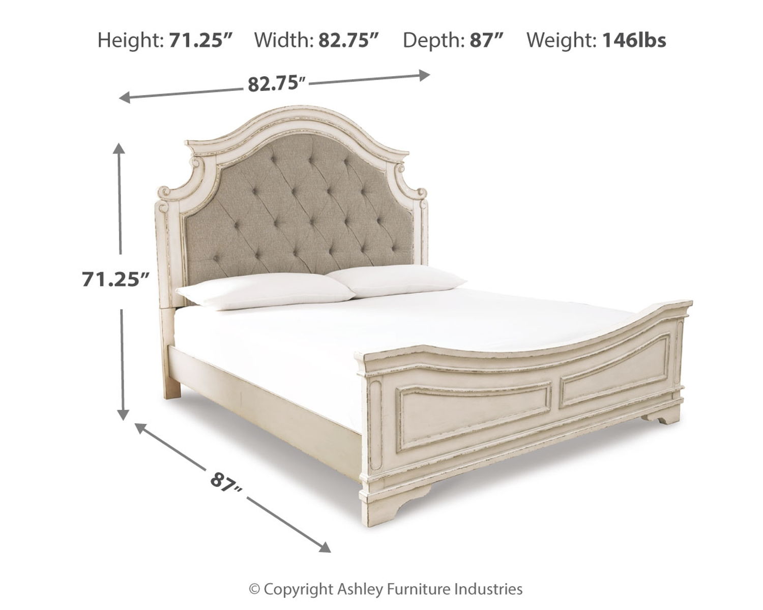 Realyn - Upholstered Panel Bed - Image 7