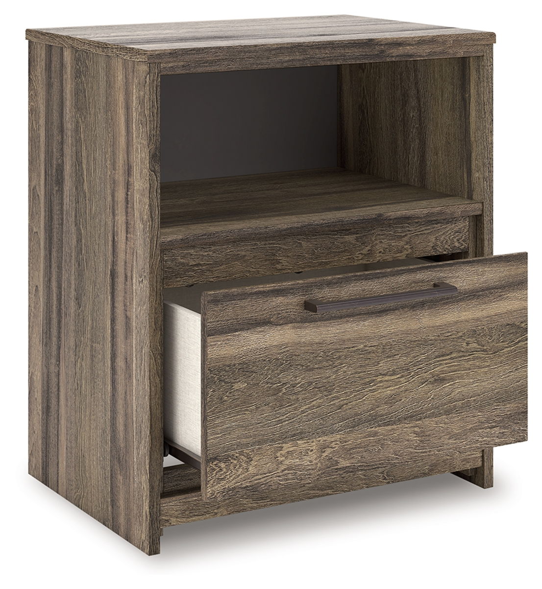 Elbrim - One Drawer Night Stand - Brown - Image 3
