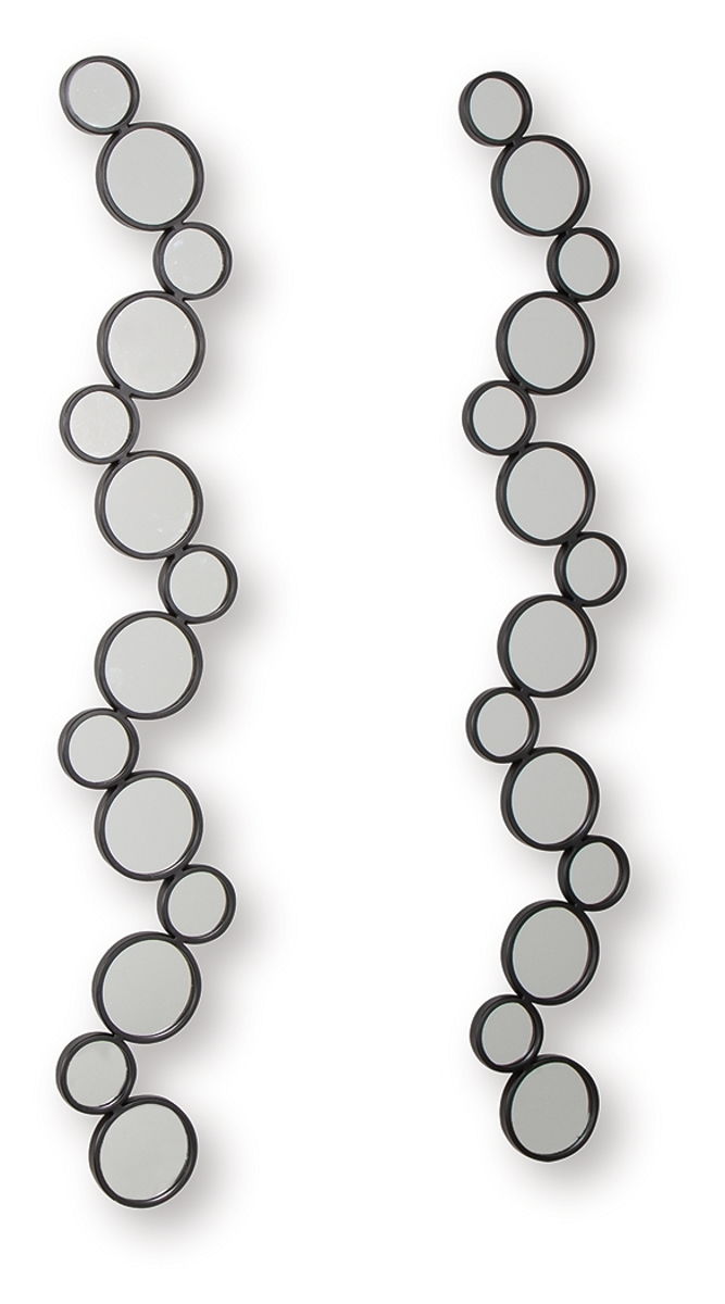Vinler - Accent Mirror Set (Set of 2) - Black - Image 4