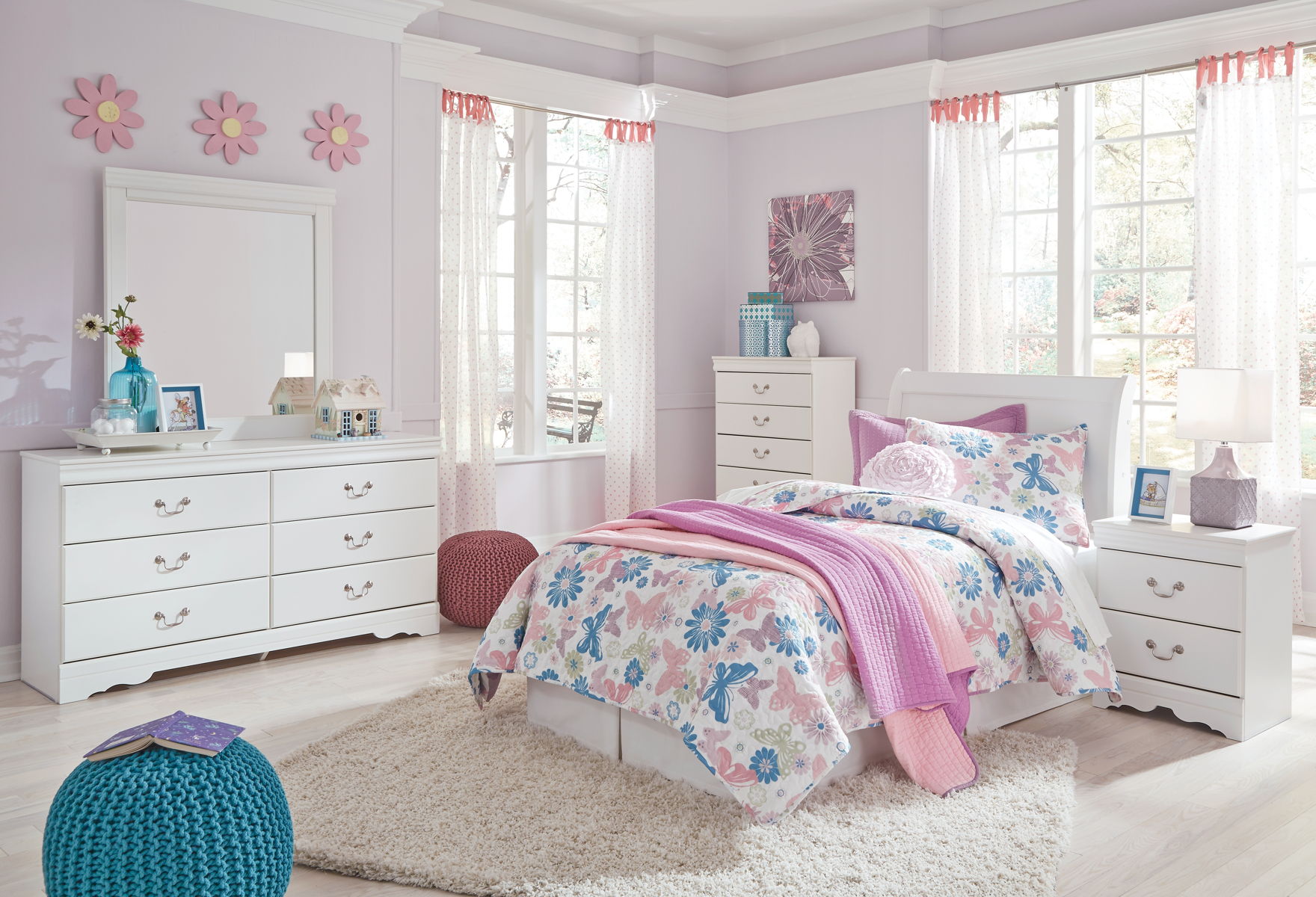 Anarasia - Sleigh Headboard With Bolt On Bed Frame - Image 4
