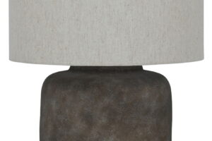 Zandophen - Metal Table Lamp - Antique Gray