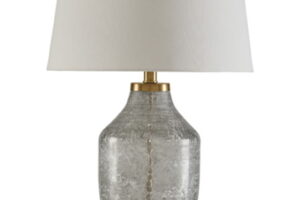 Abbriel - Glass Table Lamp - Antique Green