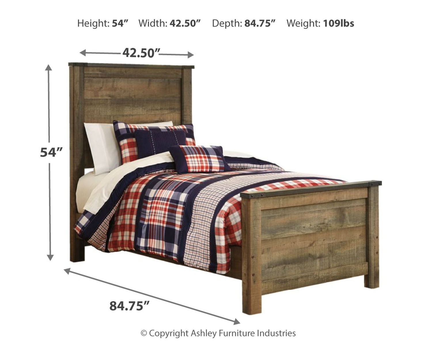 Trinell - Panel Bed - Image 17