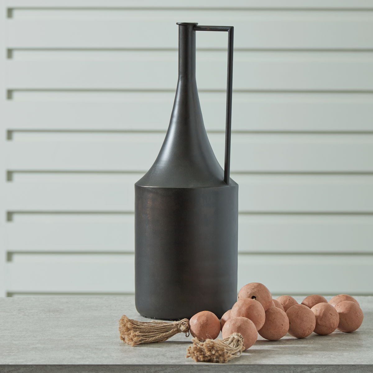 Zainforth - Vase - 20" - Distressed Brown - Image 4