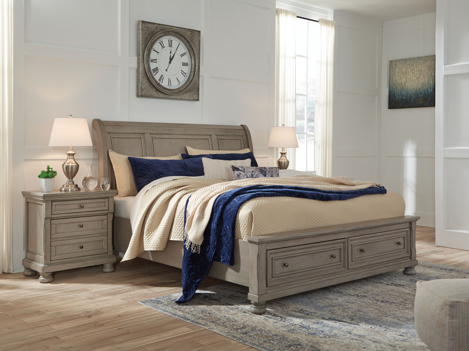 Lettner - Sleigh Bed - Image 8