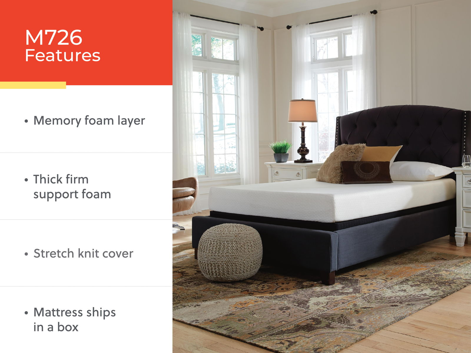 Chime 8 Inch Memory Foam - Medium Memory Foam Mattress - Image 6