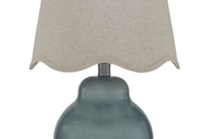Byronburg - Ceramic Table Lamp - Blue / Beige