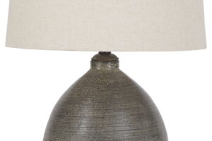 Joyelle - Terracotta Table Lamp - Gray