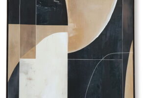 Ewanford - Wall Art - Black / Brown / Tan