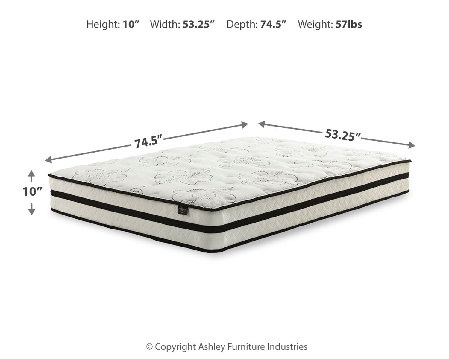 Chime 10 Inch Hybrid - Medium Hybrid Mattress - Image 6