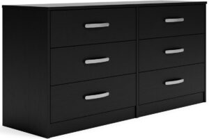 Finch - Six Drawer Dresser - Black