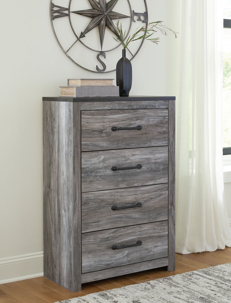 Bronyan - Four Drawer Chest - Dark Gray - Image 4