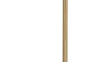 Abanson - Metal Floor Lamp - Amber / Gold Finish