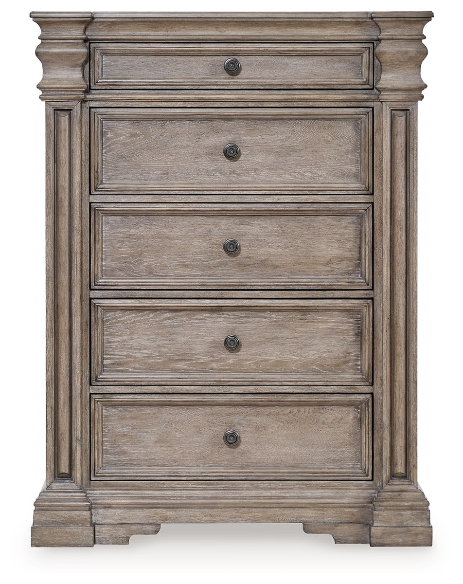 Blairhurst - Five Drawer Chest - Light Grayish Brown - Image 2