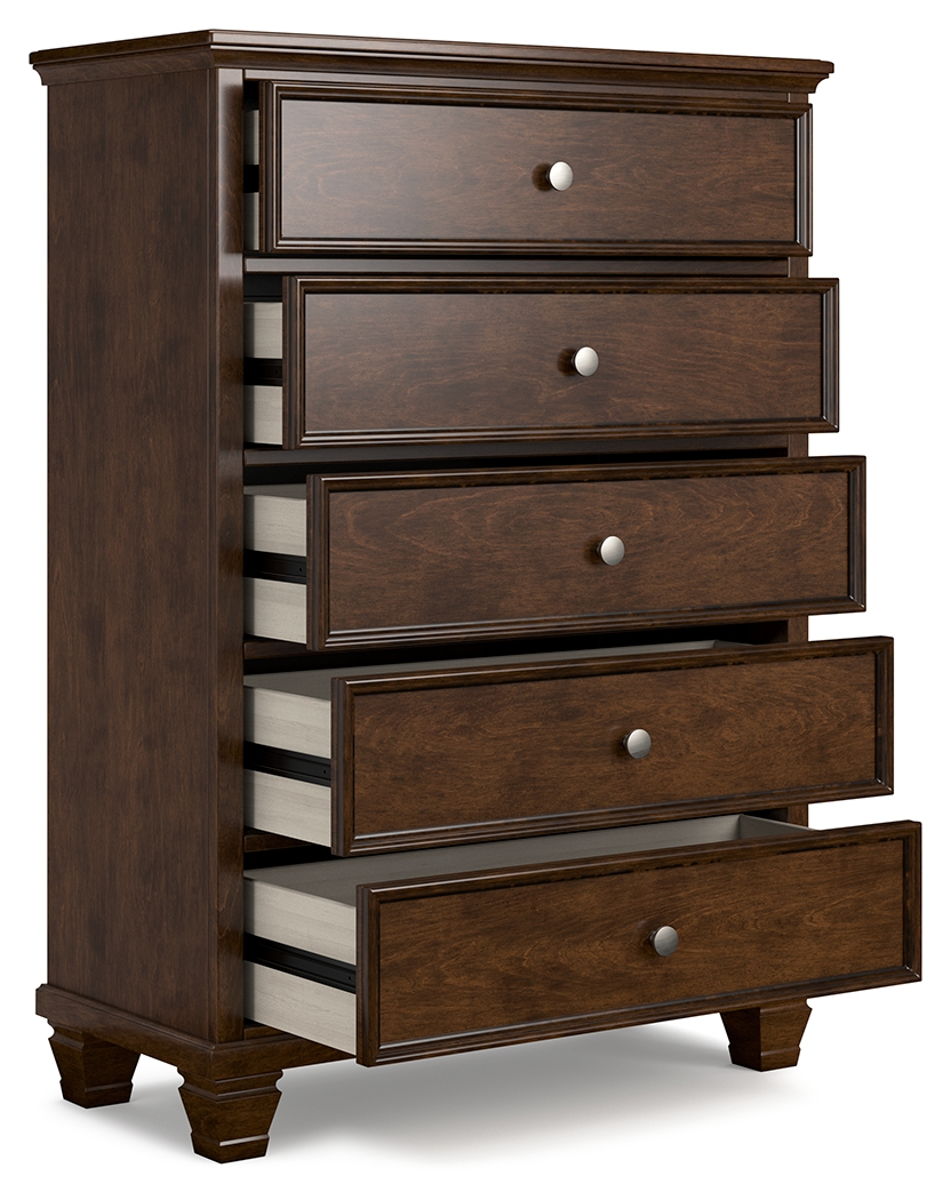 Danabrin - Five Drawer Chest - Brown - Image 2