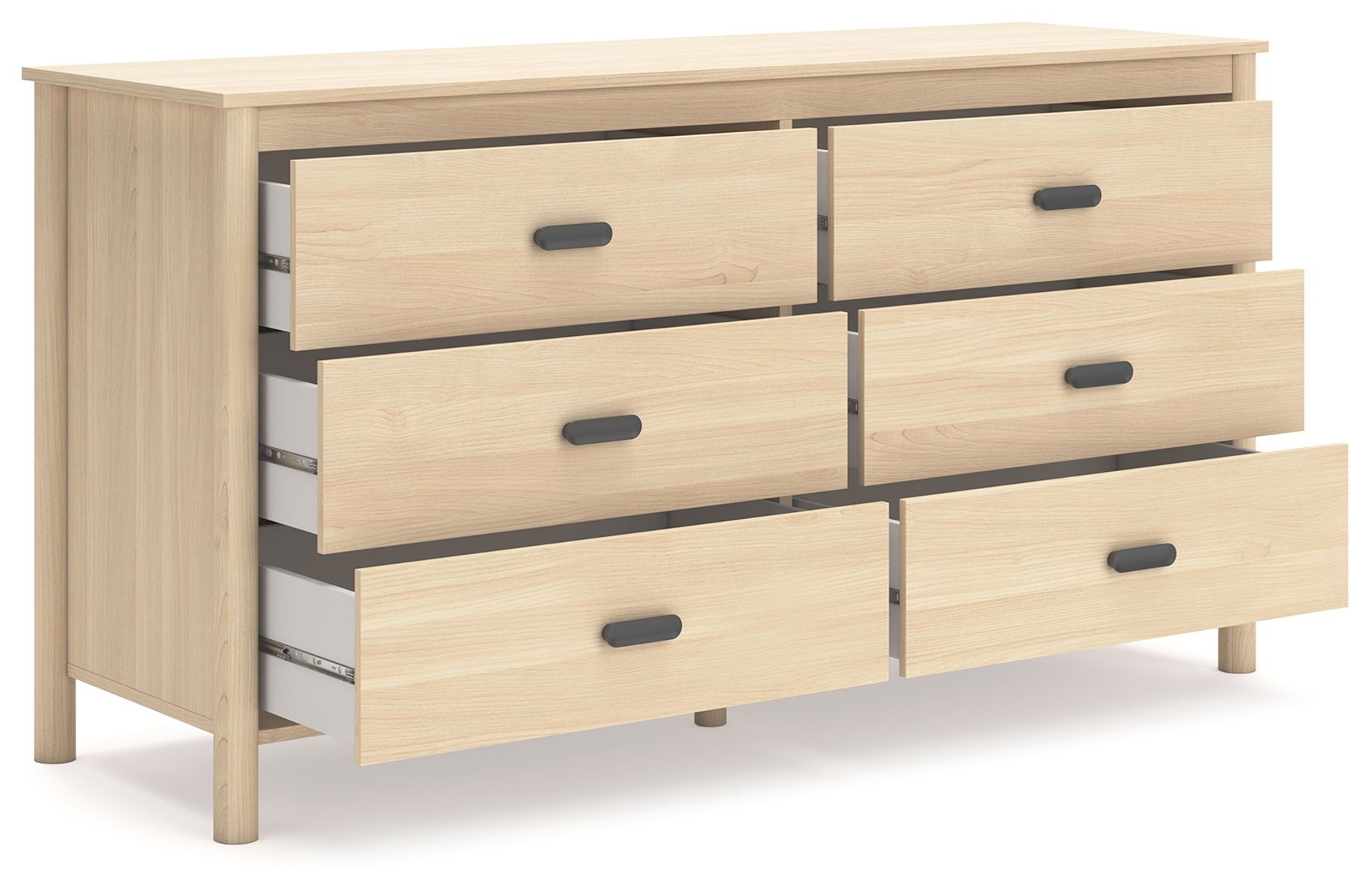 Cabinella - Six Drawer Dresser - Tan - Image 3