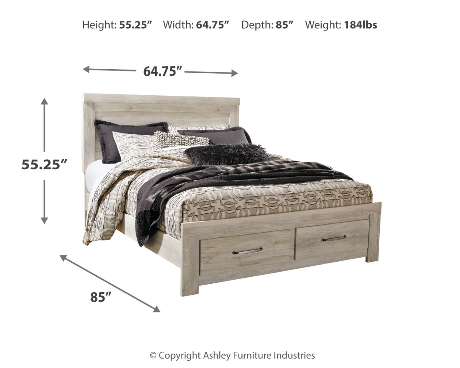 Bellaby - Platform Bed With Storage - Image 4