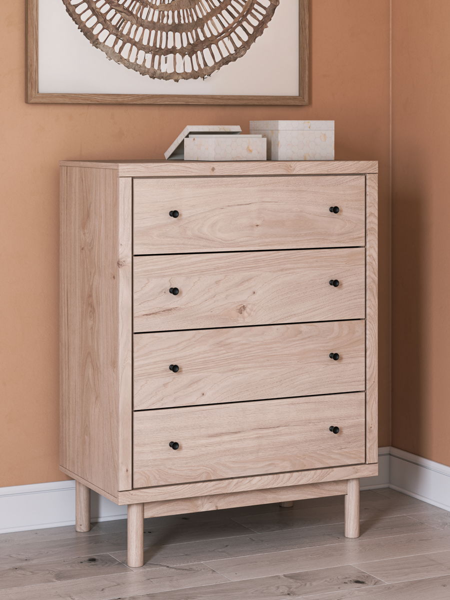 Arloster - Four Drawer Chest - Tan - Image 4