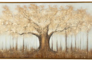 Dalewick - Wall Art - Brown / Gray / Gold Finish