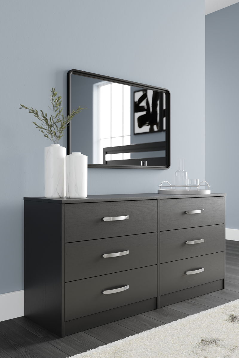 Finch - Six Drawer Dresser - 29'' Height - Black - Image 3
