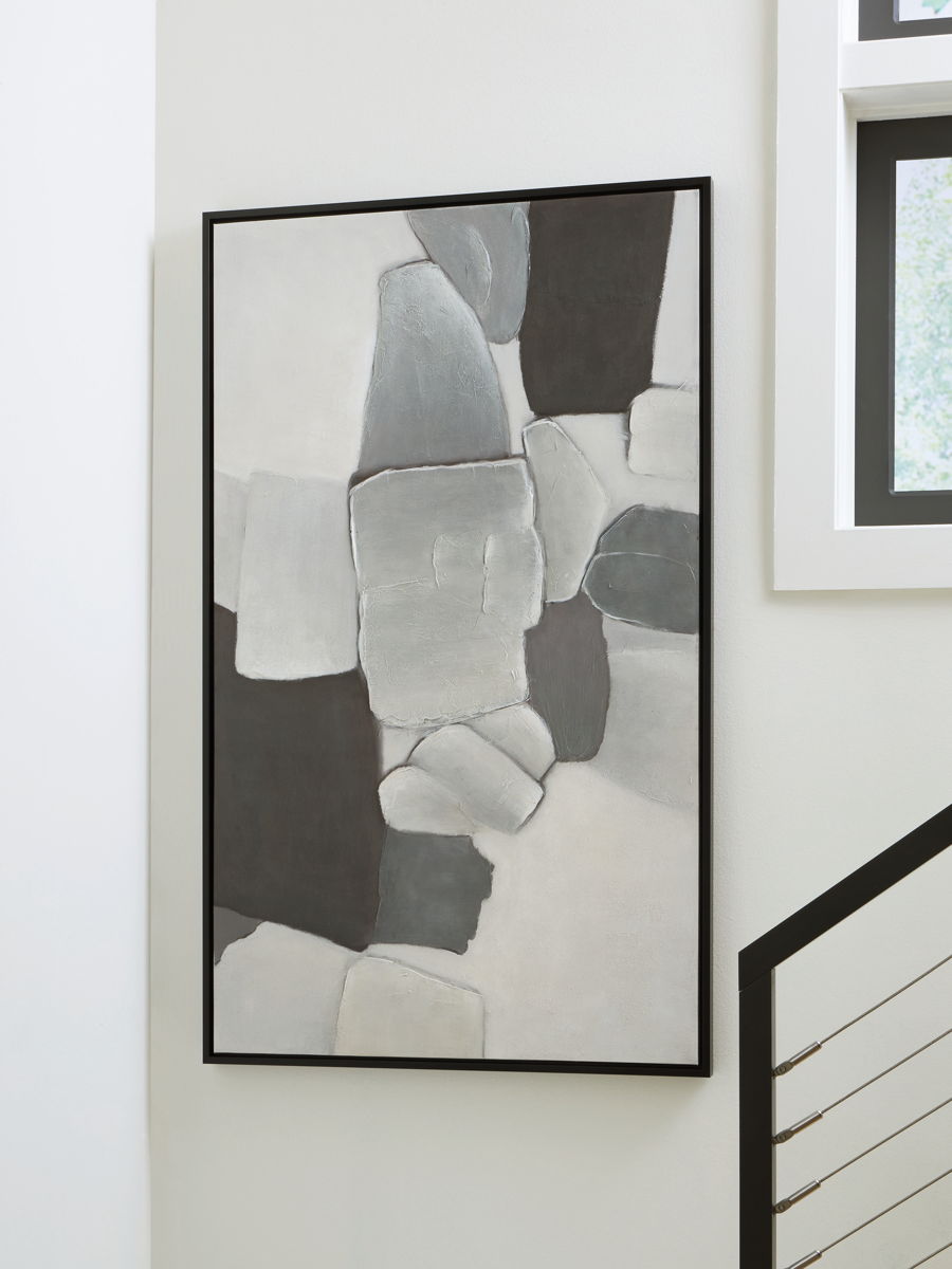 Adilson - Wall Art - White / Gray / Black - Image 3