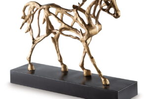 Grainville - Sculpture - Antique Gold Finish