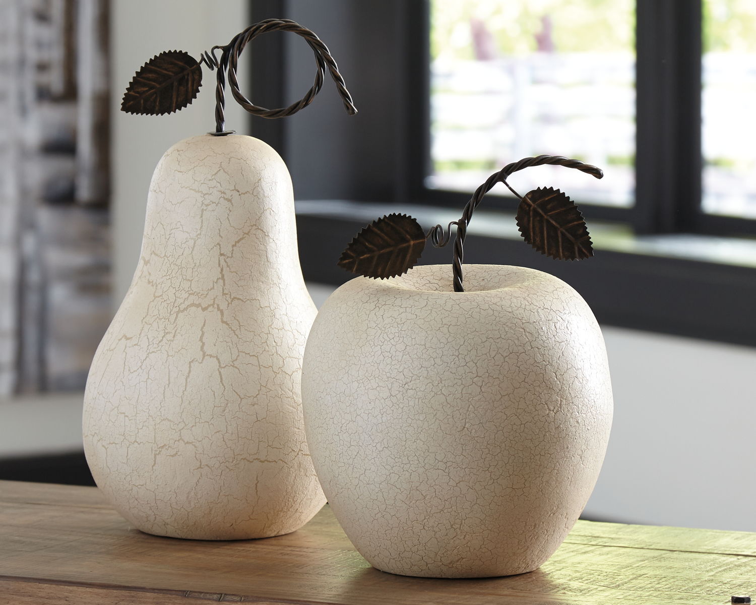 Bidelia - Sculpture Set (Set of 2) - Antique White - Image 3