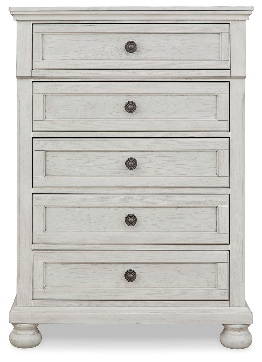 Robbinsdale - Five Drawer Chest - Youth - Antique White - Image 3