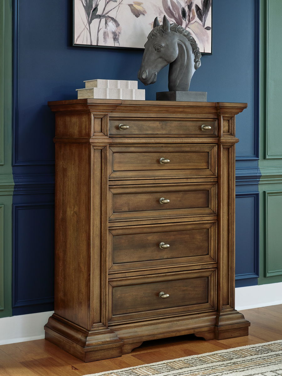 Frantanna - Five Drawer Chest - Brown - Image 2