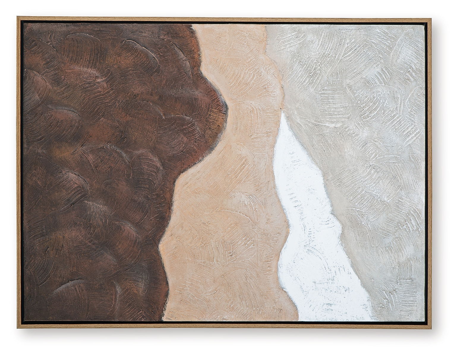 Fanthorne - Wall Art - Tan / Brown / White - Image 4