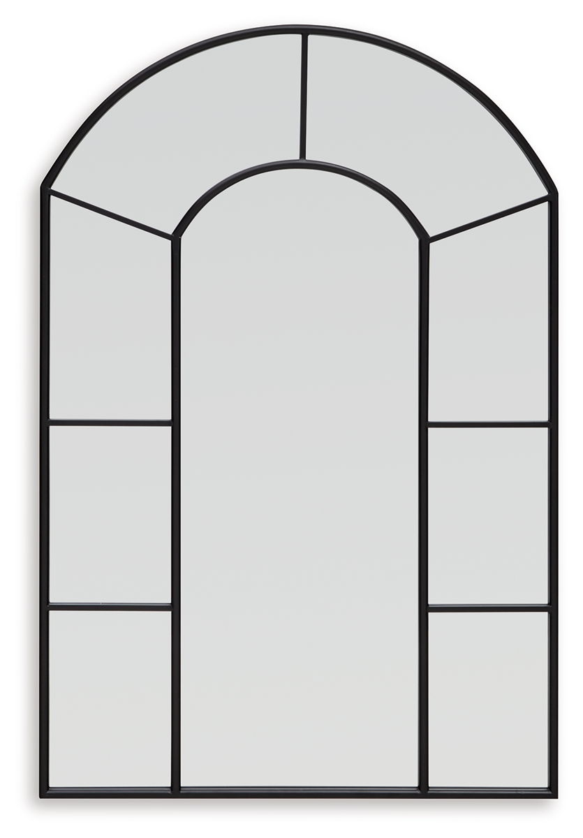 Evengton - Accent Mirror - Black - Image 2