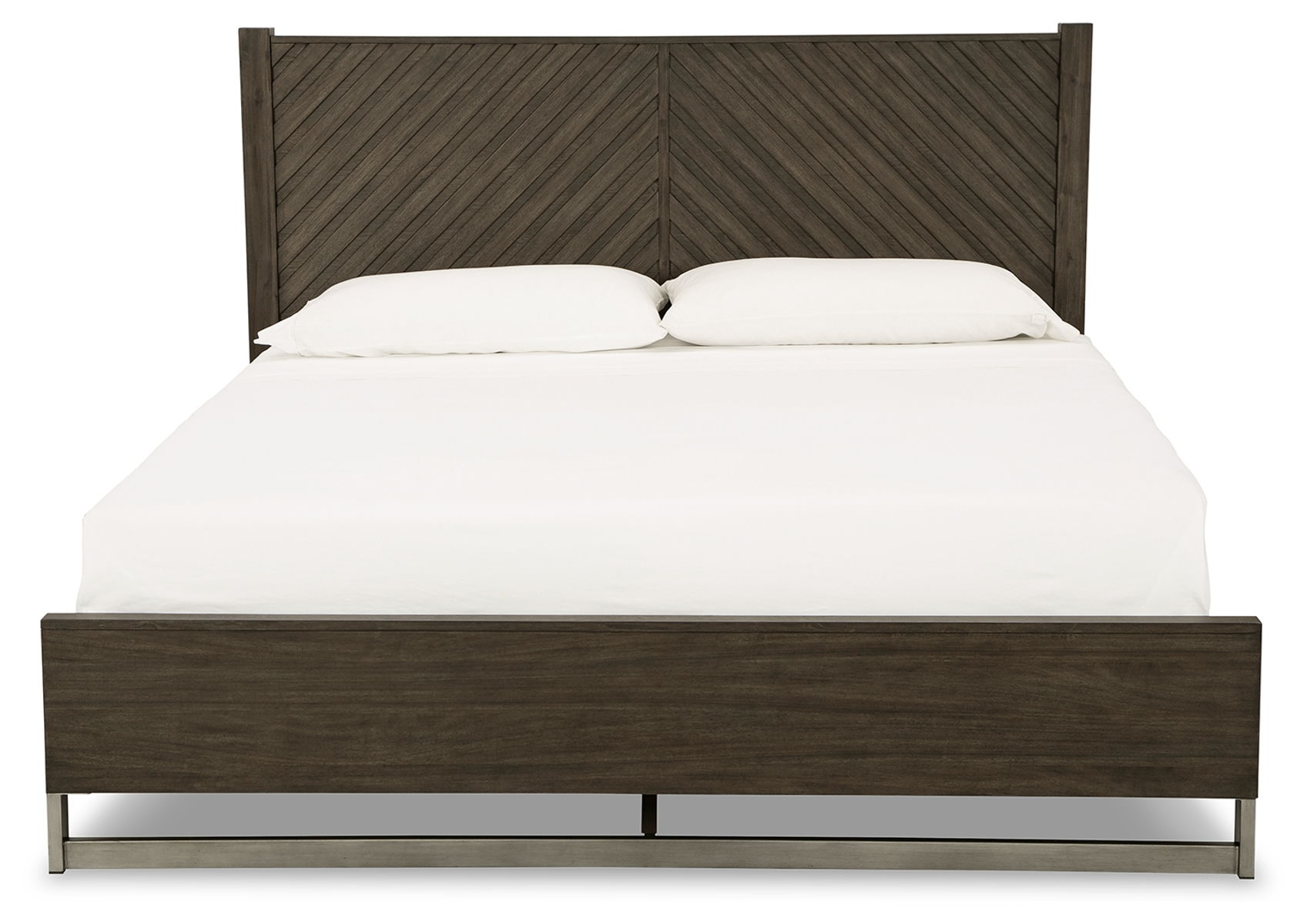 Arkenton - King Panel Bed - Grayish Brown - Image 4