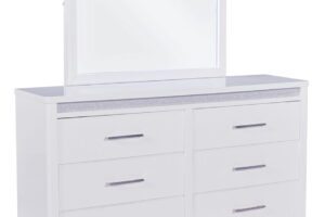 Jarlee - Dresser And Mirror - White