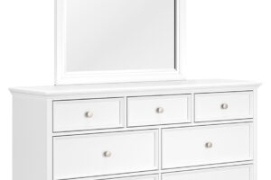Fortman - Dresser And Mirror - White