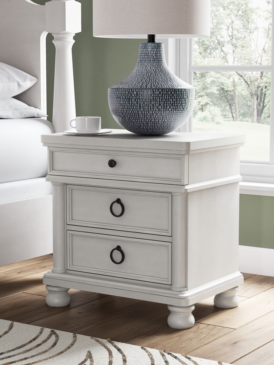 Rowlenstown - Three Drawer Night Stand - Image 5